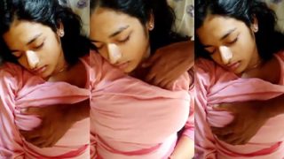 Desi Brother Press Sleeping Sister Boobs & Fuck – desidekho